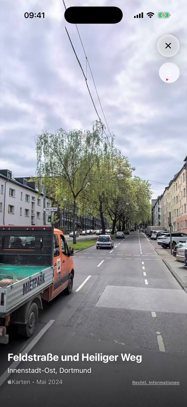 RoadReview street view of the exact spot of a tagged mistake