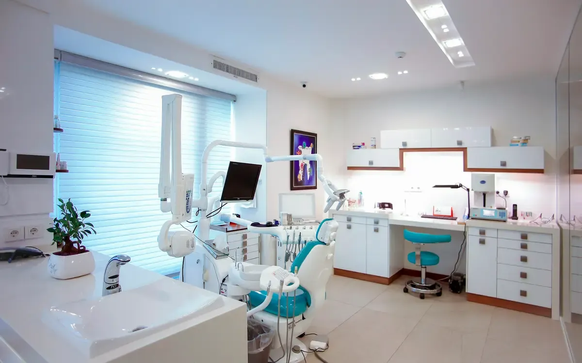 Treatment chair in the surgery