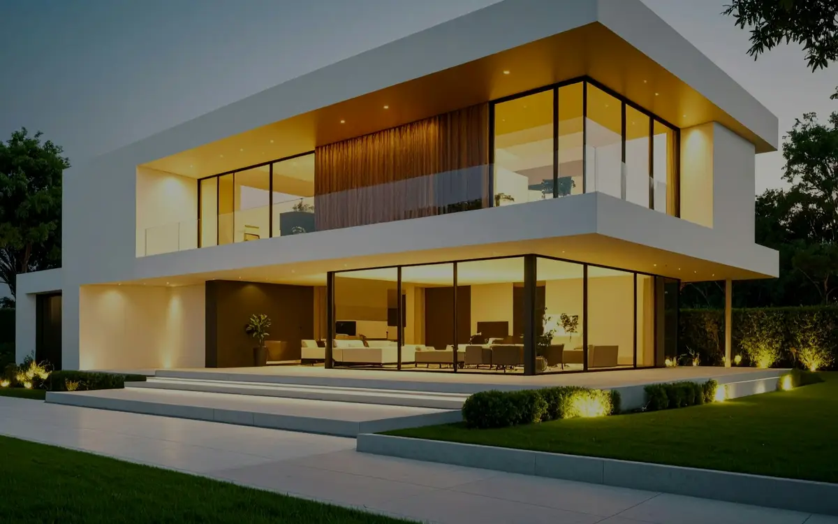 Bright living space during a viewing