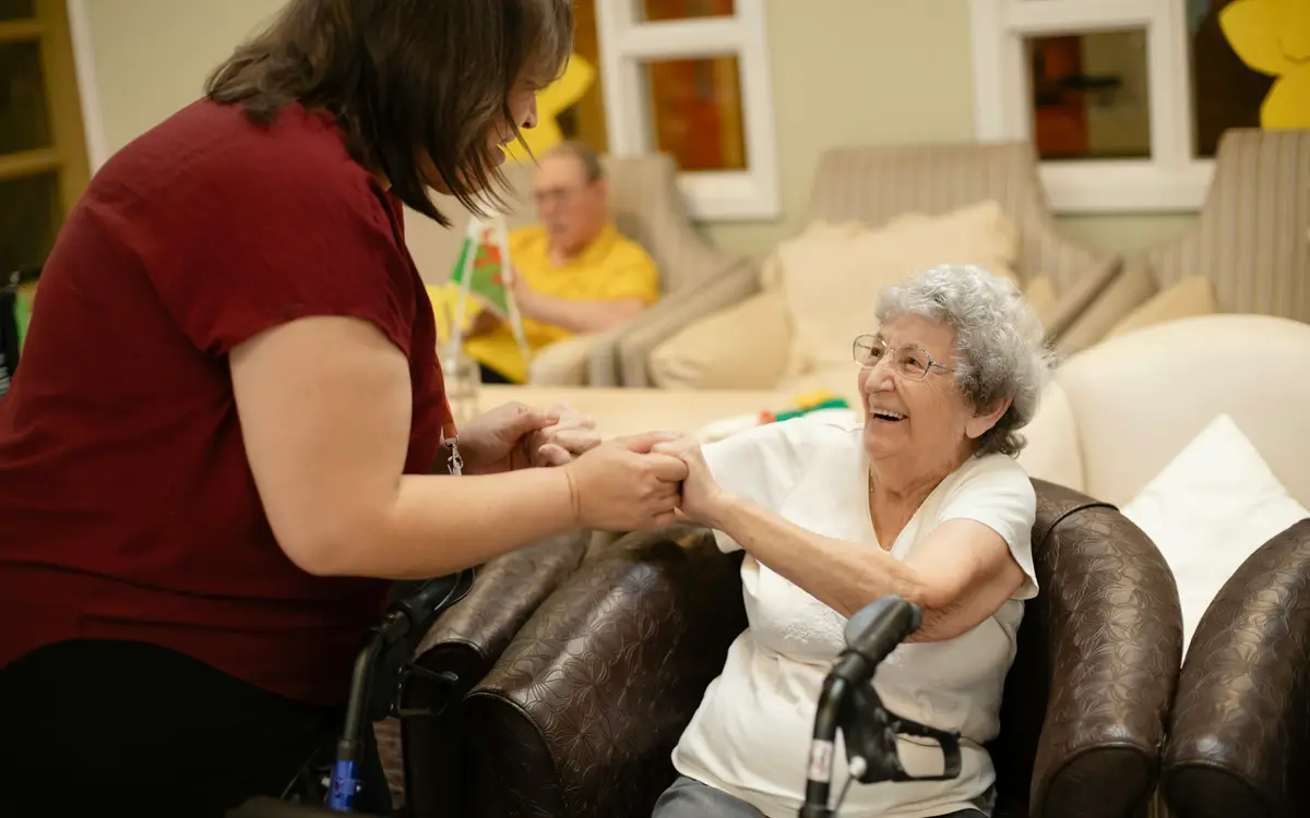 Home care in the living room