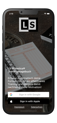 LS Athletics – Das digitale Trainingstagebuch